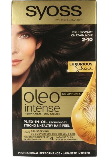 Syoss Color Oleo Intense 2-10 bruinzwart haarverf (1 set)