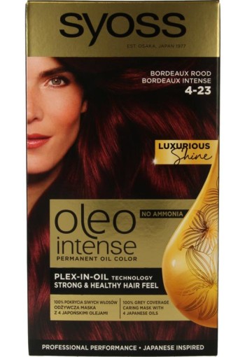Syoss Color Oleo Intense 4-23 bordeaux rood haarverf 1 Set