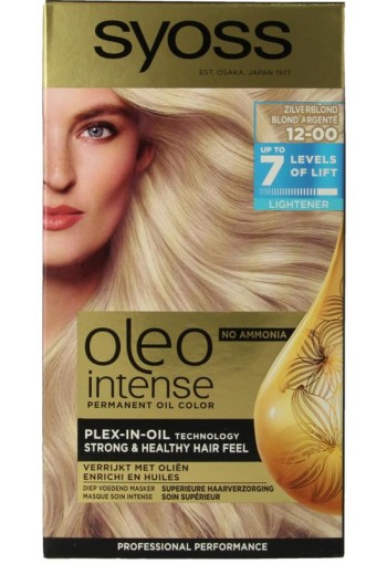 Syoss Color Oleo Intense 12-00 zilverblond haarverf (1 set)