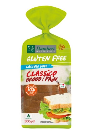 Damhert Classico brood glutenvrij (300 Gram)