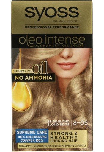 Syoss Color Oleo Intense 8-05 beige blond haarverf 1 Set