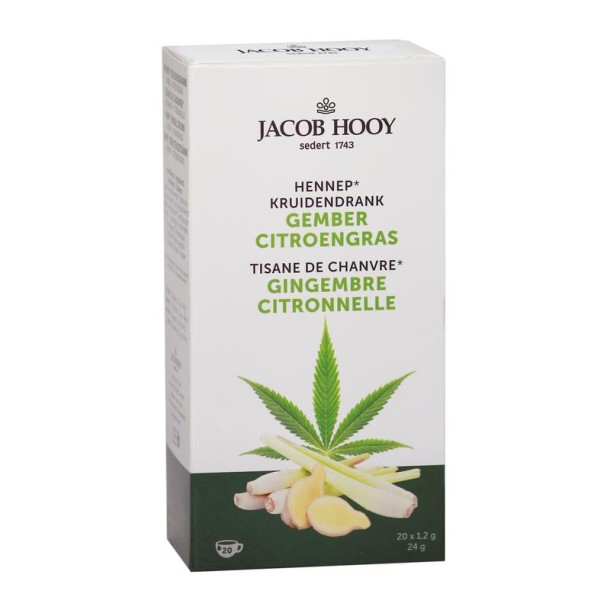 Jacob Hooy Hennep gember citroengras (12 Stuks)