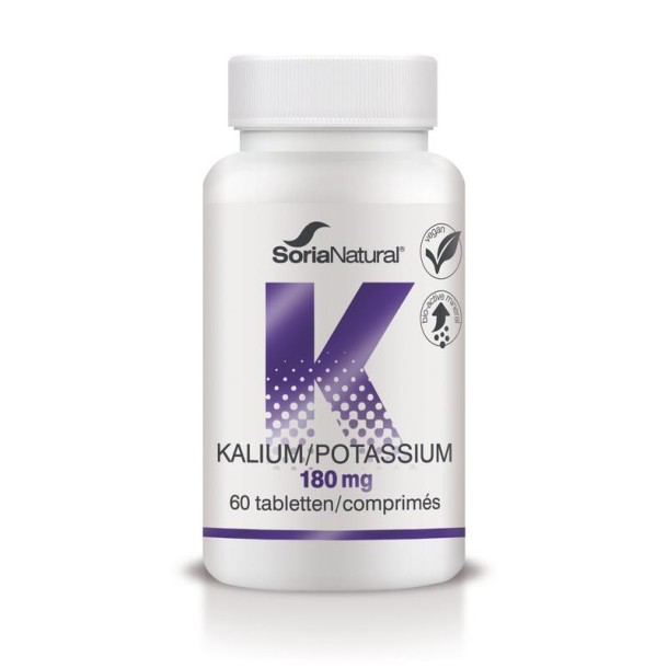 Soria Natural Kalium potassium 180mg (60 Tabletten)