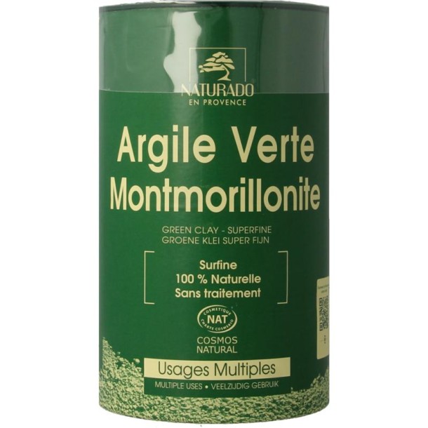 Naturado Groene klei montmorillon fijn (300 Gram)