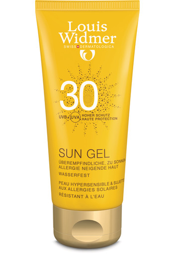 Louis Widmer Sun Gel 30 Ongeparfumeerd 100 ml 