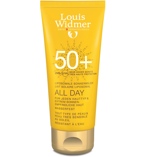 Louis Widmer Liposomale Zonnemelk 50+ Geparfumeerd 100 ml