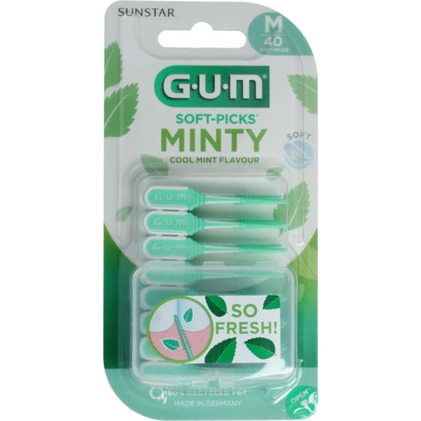 GUM Soft-Picks comfort flex mint medium (40 Stuks)