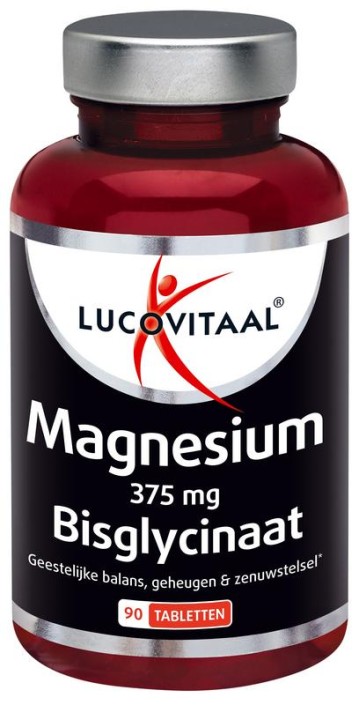 Lucovitaal Magnesium 375mg bisglycinaat (90 Tabletten)