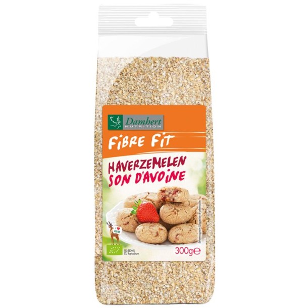 Damhert Fibre fit haverzemelen bio (300 Gram)