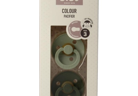 Bibs Fopspeen maat 3 sage/hunter green 2 pack (2 Stuks)