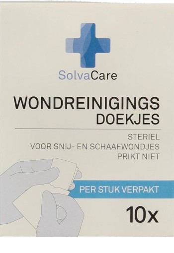 Solvacare Wondreinigingsdoekjes steriel (10 Stuks)