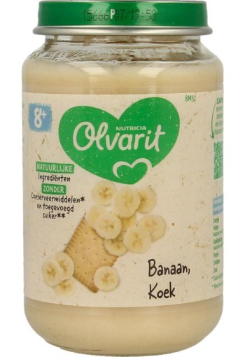 Olvarit Banaan koek 8M51 (200 Gram)