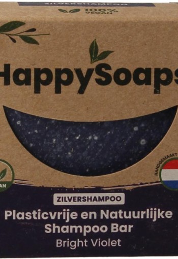 Happysoaps Shampoo bar bright violet (70 Gram)