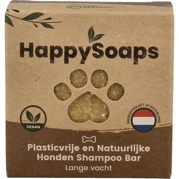 Happysoaps Honden shampoo bar - lange vacht (70 Gram)