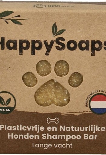 Happysoaps Honden shampoo bar - lange vacht (70 Gram)