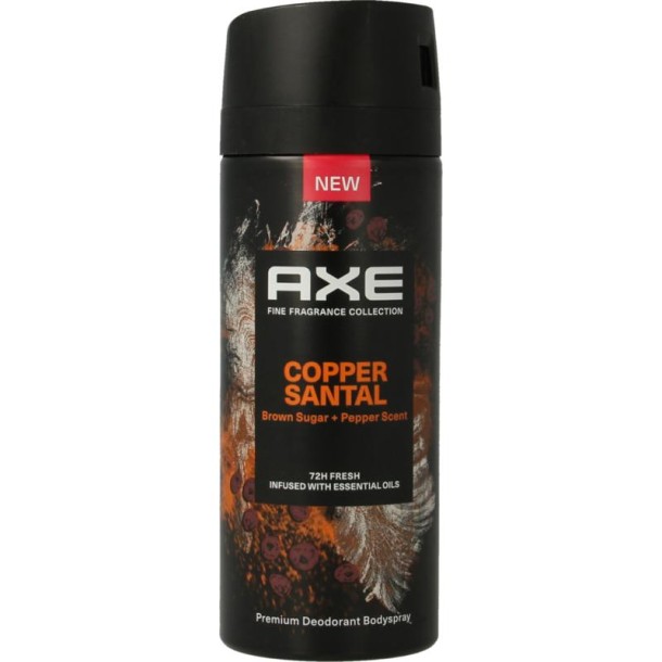 AXE Deodorant bodyspray kenobi copper santal (150 Milliliter)