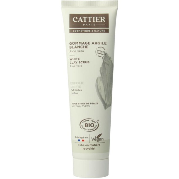 Cattier Witte klei peeling (100 Milliliter)