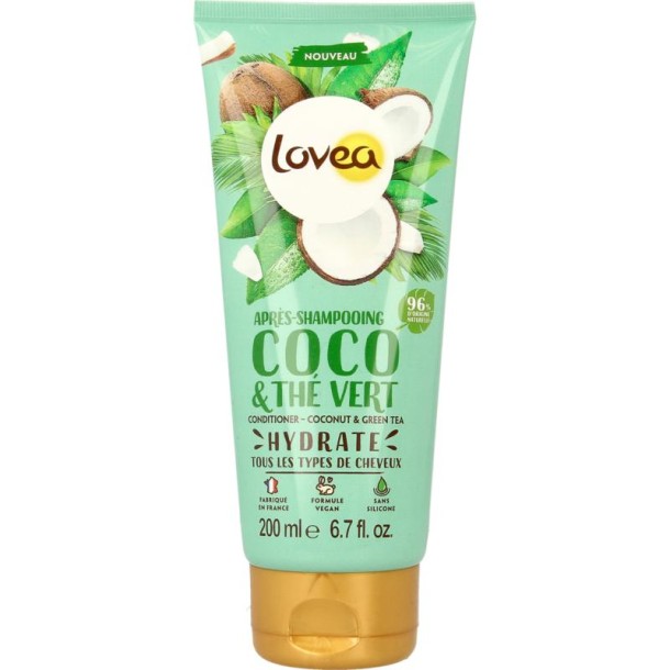 Lovea Conditioner coco & green tea (200 Milliliter)