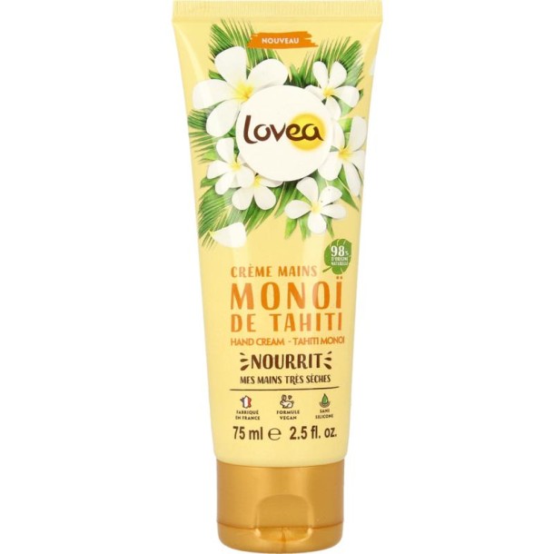 Lovea Hand cream Tahiti Monoi (75 Milliliter)