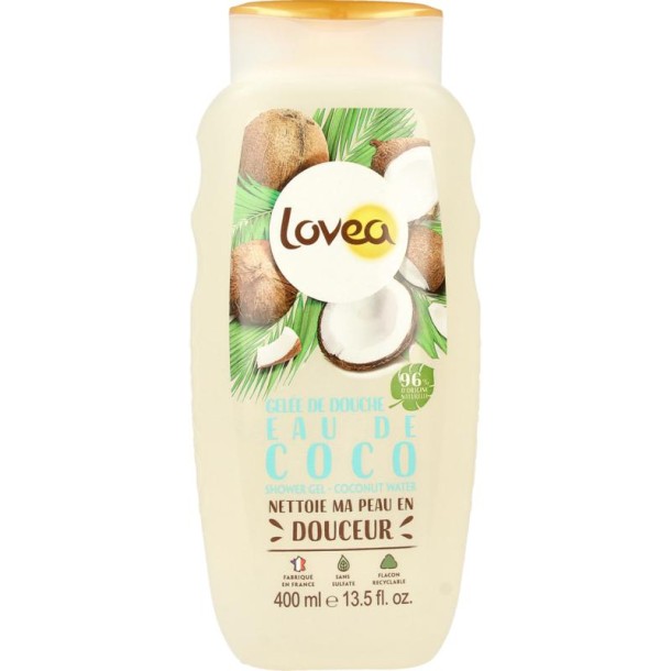 Lovea Shower gel coconut water (400 Milliliter)