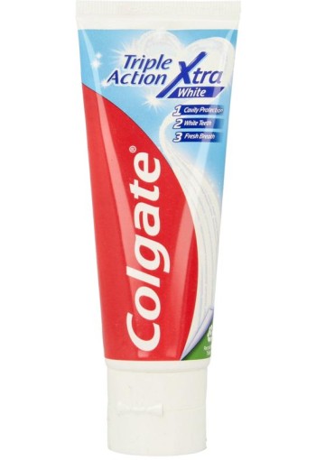 Colgate Tandpasta triple action whitening (75 Milliliter)