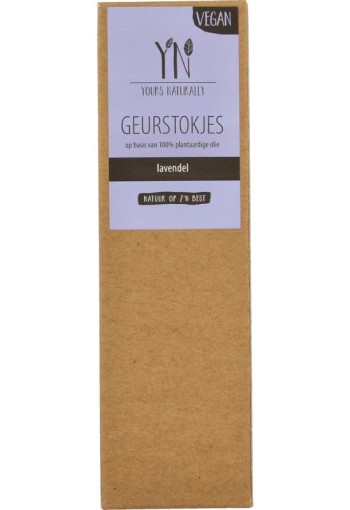 Yours Naturally Geurstokjes lavendel 100ml (1 Stuks)
