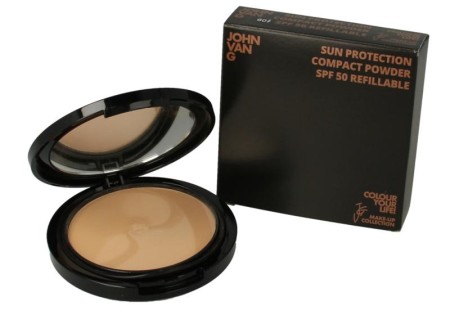 John van G Sun protection compact powder refillable 60 SPF50 (1 Stuks)