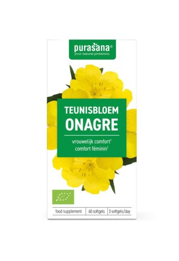 Purasana Teunisbloem bio (60 Softgels)