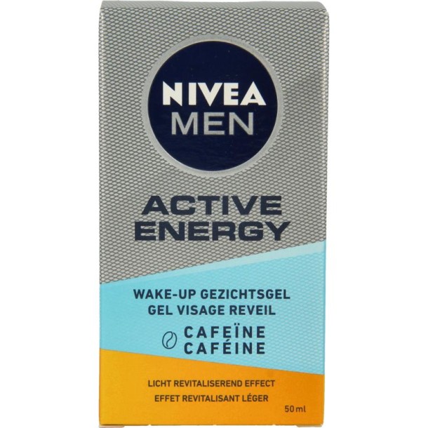 Nivea Men active energy gezichtsgel fresh look (50 Milliliter)