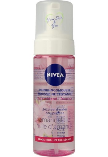 Nivea Visage reinigingsmousse droge huid (150 ml)