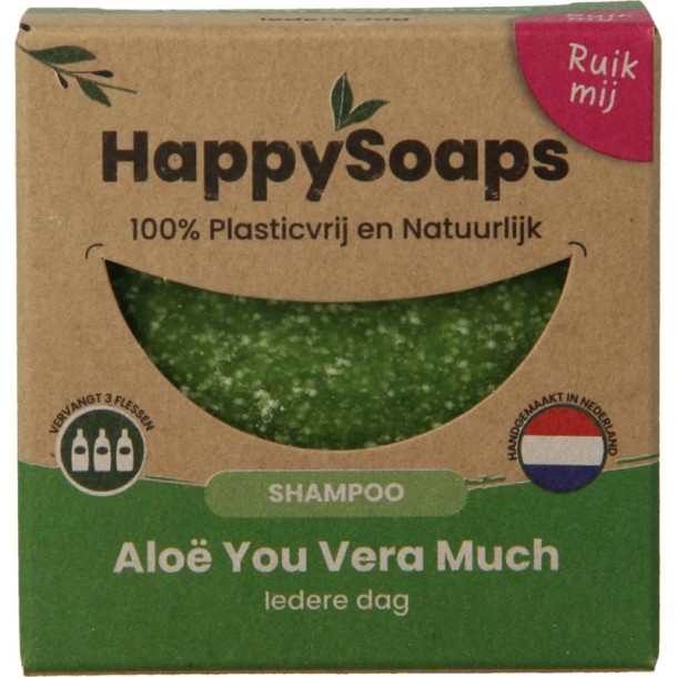 Happysoaps Shampoobar aloe you vera much (70 Gram)