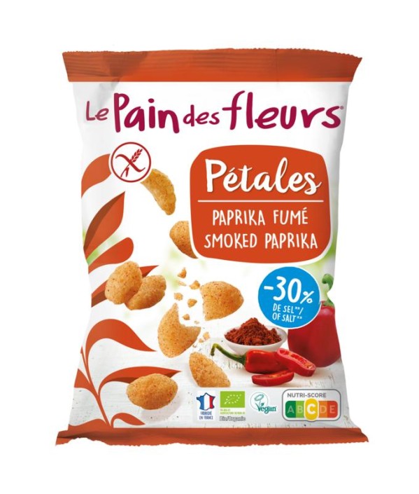 Pain Des Fleurs Chips paprika glutenvrij bio (75 Gram)