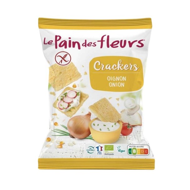 Pain Des Fleurs Salty snack uiencrackers glutenvrij bio (75 Gram)