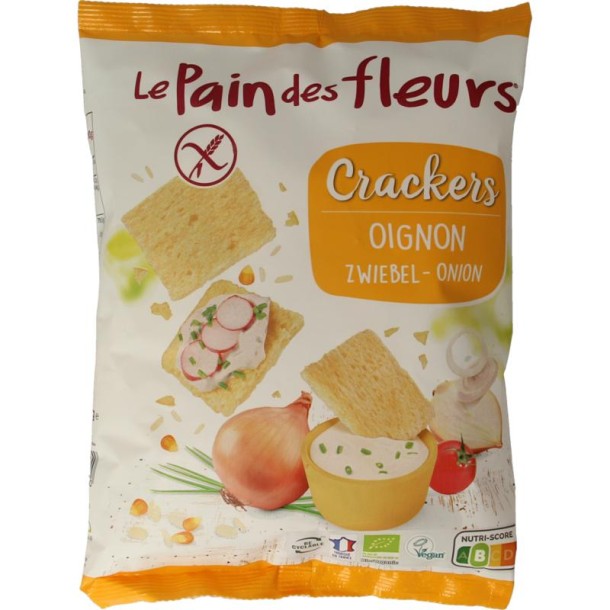 Pain Des Fleurs Salty snack uiencrackers glutenvrij bio (75 Gram)