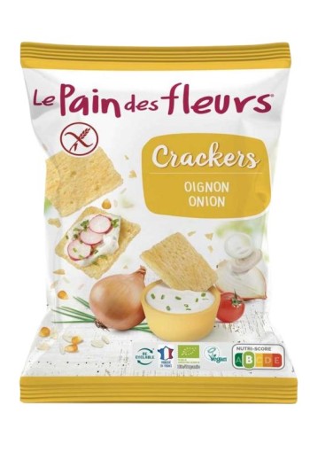Pain Des Fleurs Salty snack uiencrackers glutenvrij bio (75 Gram)