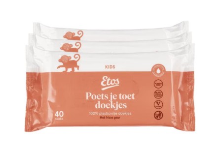 Etos Kids Poets Je Toet Doekje 120 stuks