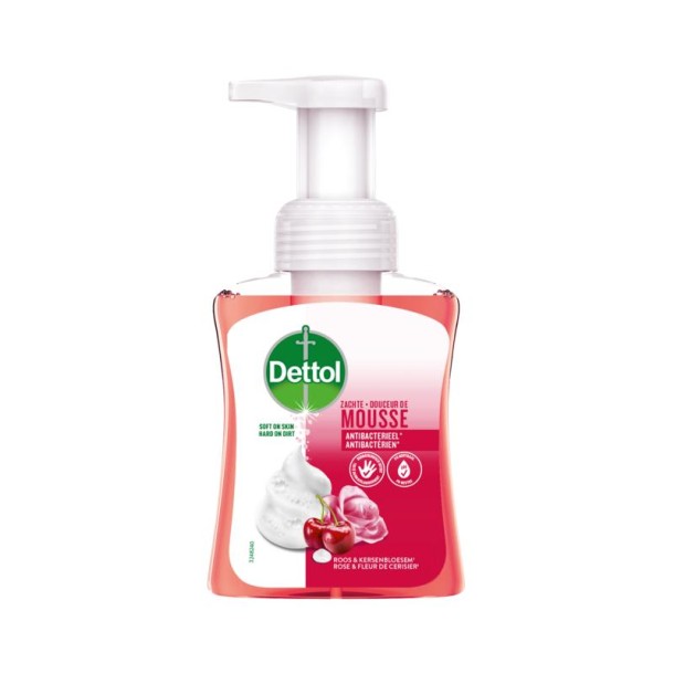 Dettol Mousse rose & cherryblossom (250 Milliliter)