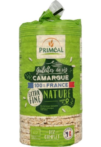 Primeal Rijstwafels extra dun Camargue bio (130 Gram)