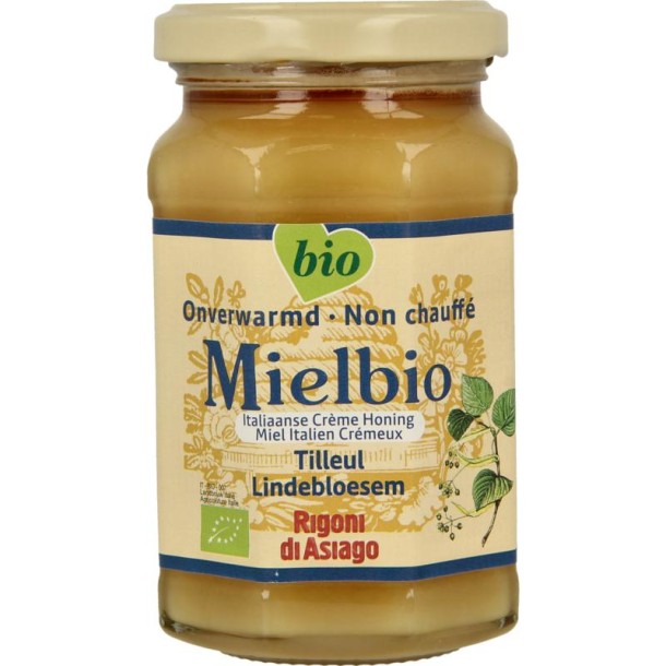 Mielbio Lindebloesem creme honing bio (300 Gram)