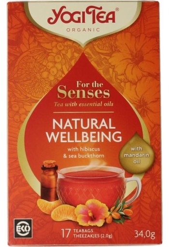 Yogi Tea For the sence natural wellness bio (17 Zakjes)