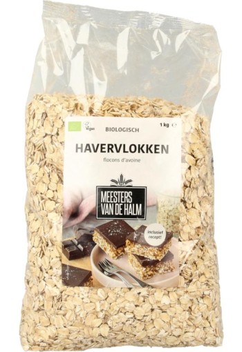 De Halm Havervlokken bio (1 Kilogram)