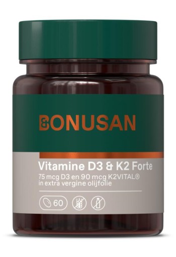 Bonusan Vitamine D3 & K2 (60 Softgels)