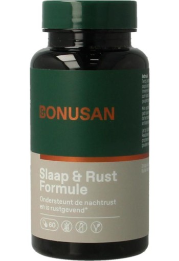 Bonusan Slaap rust formule (60 Vegetarische capsules)
