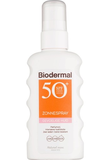 Biodermal Gevoelige Huid Zonnespray SPF 50+  175 ml