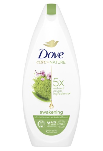 Dove Body wash nourishing matcha green tea & sakura bl 225 ml