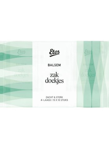 Etos Zak­doek­jes men­thol 15 x 10 stuks
