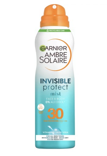 Garnier Ambre Solaire UV Water Beschermende Verfrissende Mist SPF30 200ml