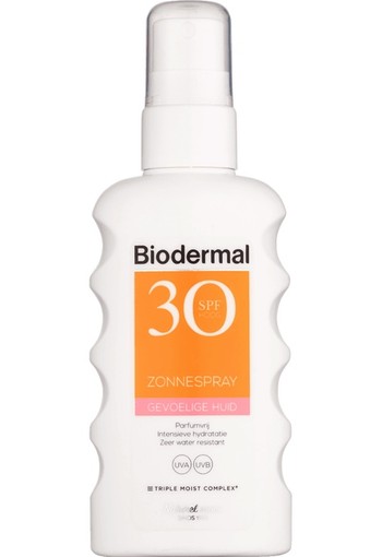 Biodermal Gevoelige Huid zonnespray SPF30 175 ml