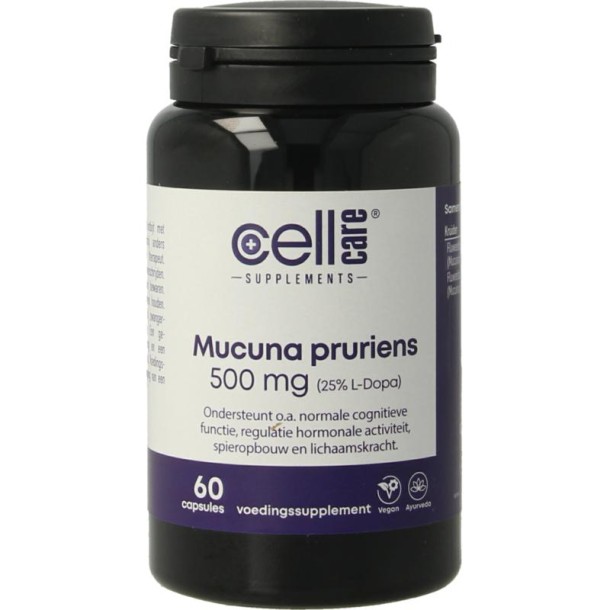 Cellcare Mucuna pruriens 500mg (25% L-dopa) (60 Capsules)