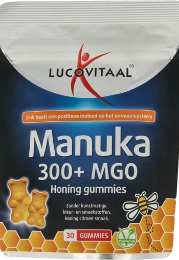 Lucovitaal Manuka honing 300 MGO (30 Gummies)